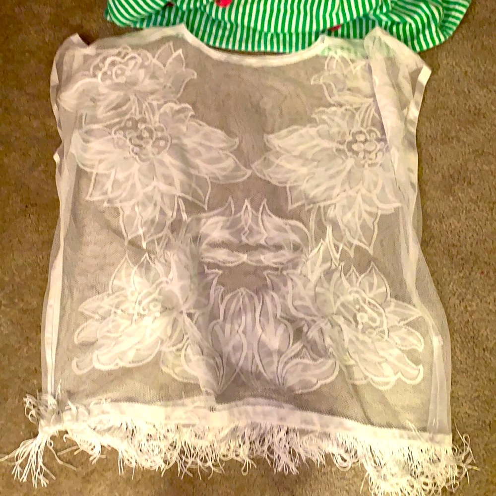 Beach/Pool Cover Up White